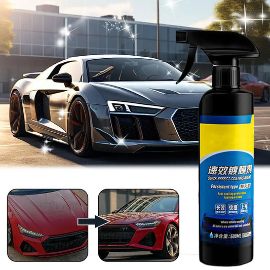 500ml Car Rapid Nano Ceramic Coating Agent Spray Quick Paint Gloss Waterproof Wax Intense Scratch Effect Shine Anti Polishe K9O9