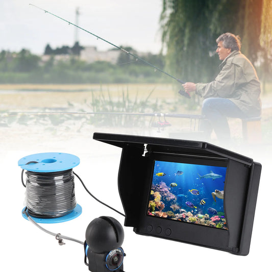 Underwater Fishing Camera 1080P with 4.3in Screen 30m Cable Ultra Wide Angle Lens Ice Fishing Finder Portable Fish Finder Camera